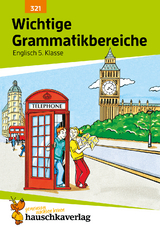 Wichtige Grammatikbereiche. Englisch 5. Klasse, A5-Heft - Ludwig Waas