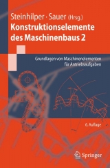 Konstruktionselemente des Maschinenbaus 2 - Steinhilper, Waldemar; Sauer, Bernd