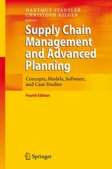 Supply Chain Management and Advanced Planning - Stadtler, Hartmut; Kilger, Christoph