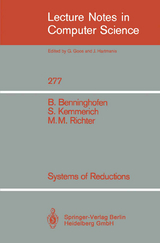 Systems of Reductions - Benjamin Benninghofen, Susanne Kemmerich, Michael M. Richter