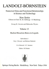 Oxyl-, Peroxyl-, and Related Radicals / Oxy-, Peroxy- und verwandte Radikale - J.A. Howard, J.C. Scaiano