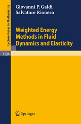 Weighted Energy Methods in Fluid Dynamics and Elasticity - Giovanni P. Galdi, Salvatore Rionero