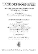 Magnetic Susceptibilities / Magnetische Suszeptibilitäten - E. König, G. König