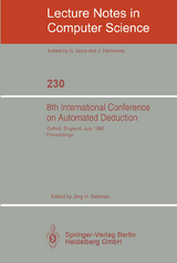 8th International Conference on Automated Deduction - 