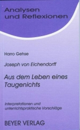 Eichendorff,Joseph von  -  Aus dem Leben eines Taugenichts - Harro Gehse