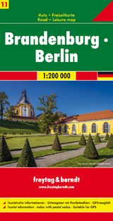 Brandenburg - Berlin, Autokarte 1:200.000 - 