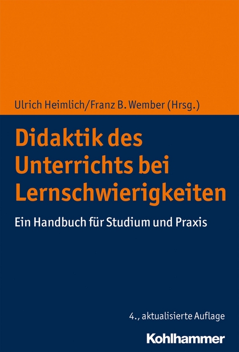 Didaktik des Unterrichts bei Lernschwierigkeiten - 