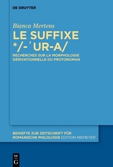 Le suffixe */-'ur-a/ - Bianca Mertens