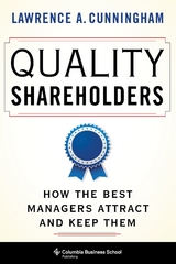 Quality Shareholders -  Lawrence A. Cunningham