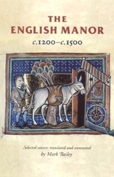 The English manor c.1200–c.1500