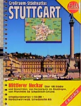 Stadteatlas Grossraum Stuttgart, Mittlerer Neckar -  Geodata