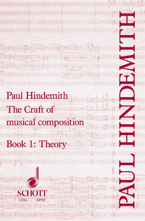 The Craft of Musical Composition - Paul Hindemith