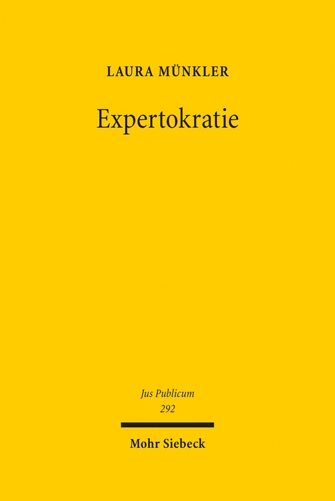 Expertokratie -  Laura Münkler