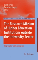 The Research Mission of Higher Education Institutions outside the University Sector - 