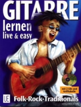 Gitarre lernen - live & easy, für Gitarre - Haberl, Walter Ernst