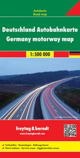 Deutschland, Autobahnkarte 1:500.000 - 