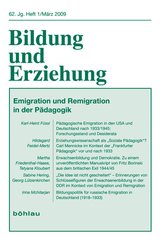 Bildung und Erziehung 0006-2456 / Bildung und Erziehung 62,1 (2009) - 