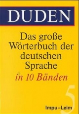 Duden - Das grosse Wörterbuch der deutschen Sprache / Duden - Das große Wörterbuch der deutschen Sprache in zehn Bänden - Band 5 - Wissenschaftlischer Rat der Dudenredaktion, Wissenschaftlischer