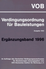 VOB Verdingungsordnung für Bauleistungen