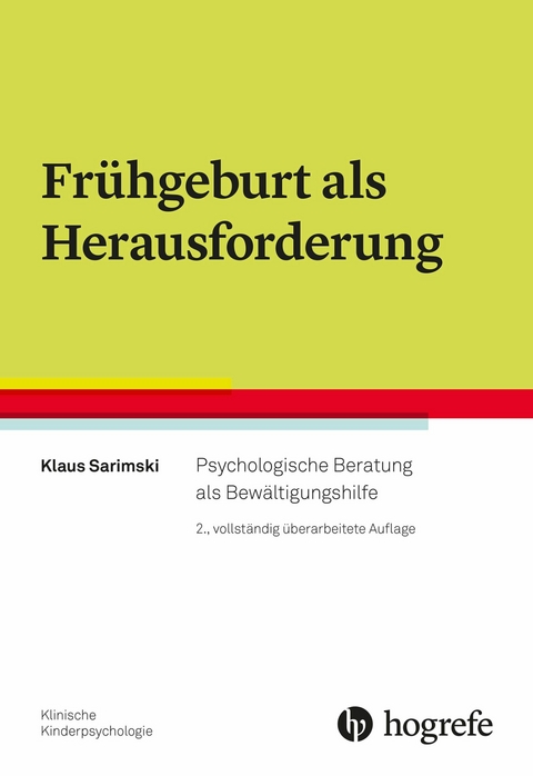 Frühgeburt als Herausforderung - Klaus Sarimski