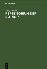 Repetitorium der Botanik - Adolf Hansen