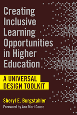 Creating Inclusive Learning Opportunities in Higher Education -  Sheryl  E. Burgstahler