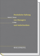 Persönliche Haftung von Managern und Aufsichtsräten - Roderich C Thümmel