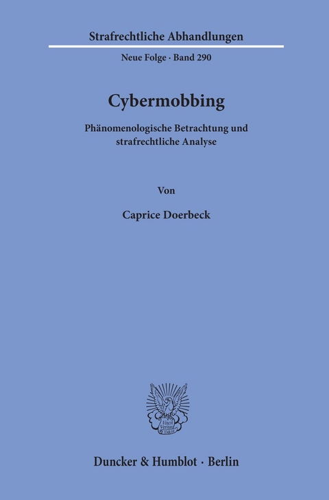 Cybermobbing. -  Caprice Doerbeck