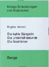 Ionesco. Die kahle Sängerin /Die Unterichtsstunde /Die Nashörner - Eugene Ionesco