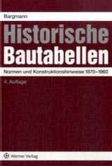 Historische Bautabellen - Horst Bargmann