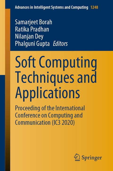 Soft Computing Techniques and Applications - 