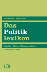 Das Politiklexikon - Schubert, Klaus; Klein, Martina