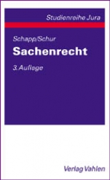 Sachenrecht - Schapp, Jan