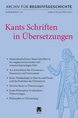 Kants Schriften in Übersetzungen - 