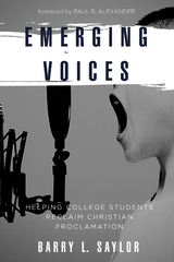 Emerging Voices -  Barry L. Saylor