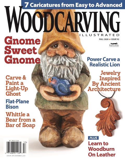 Woodcarving Illustrated Issue 92 Fall 2020 -  Editors of Woodcarving Illustrated