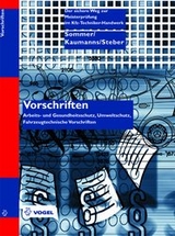 Vorschriften - Michael Sommer, Werner Steber, Hans W Kaumanns