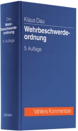 Wehrbeschwerdeordnung - Dau, Klaus