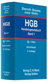 Handelsgesetzbuch (HGB) / HGB  Bd. 1: §§ 1-342e - Boujong, Karlheinz; Ebenroth, Carsten Thomas; Joost, Detlev; Strohn, Lutz