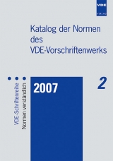 Katalog der Normen des VDE-Vorschriftenwerks 2007