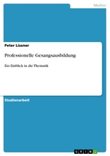 Professionelle Gesangsausbildung -  Peter Lissner