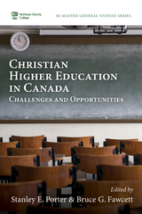 Christian Higher Education in Canada - 