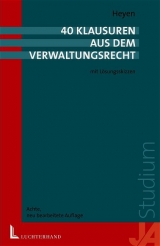 40 Klausuren aus dem Verwaltungsrecht - Erk V Heyen