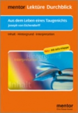 Joseph von Eichendorff: Aus dem Leben eines Taugenichts - Buch mit Info-Klappe - Michael Rumpf