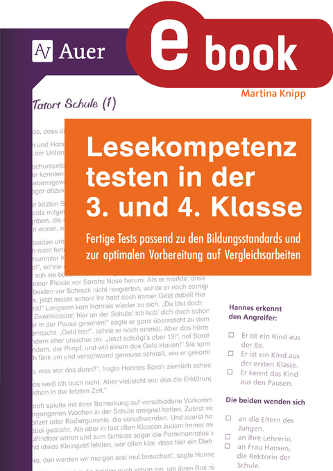 Lesekompetenz testen in der 3. und 4. Klasse - Martina Knipp