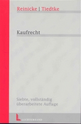 Kaufrecht - Dietrich Reinicke, Klaus Tiedtke