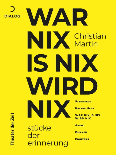 War nix is nix wird nix - Christian Martin