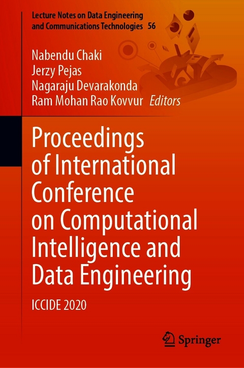 Proceedings of International Conference on Computational Intelligence and Data Engineering - 