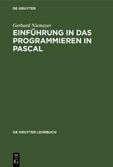 Einführung in das Programmieren in PASCAL - Gerhard Niemeyer