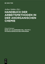 Allgemeiner Teil, Hälfte 1: Physikochemische Bestimmungen - Eduard Spranger